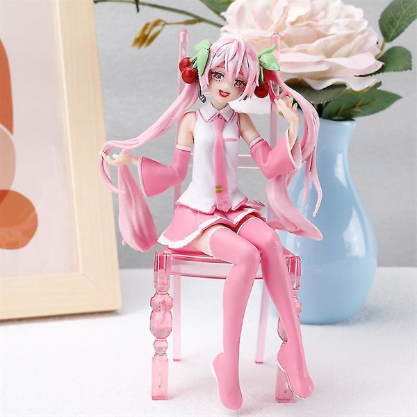 Hatsune Miku Figurleksak Anime Pvc Action Figurleksakssamling för modell