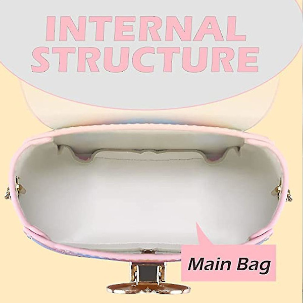 Liten Jentepung Søt Mini Småbarn Crossbody-pung Barnevesker L style1