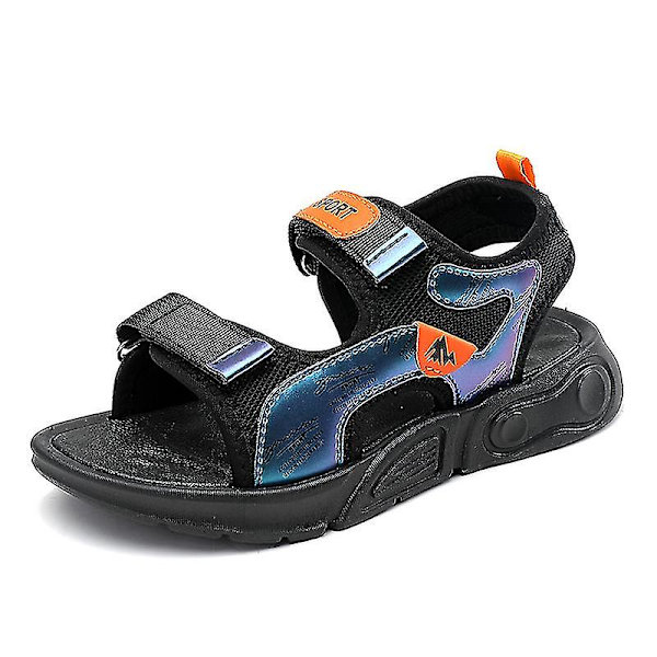 Nya Trendiga Pojkar Sommar Utomhus Sandaler Fiskarsandaler Lätta Sport Sandaler 3c166jk BlackOrange 29