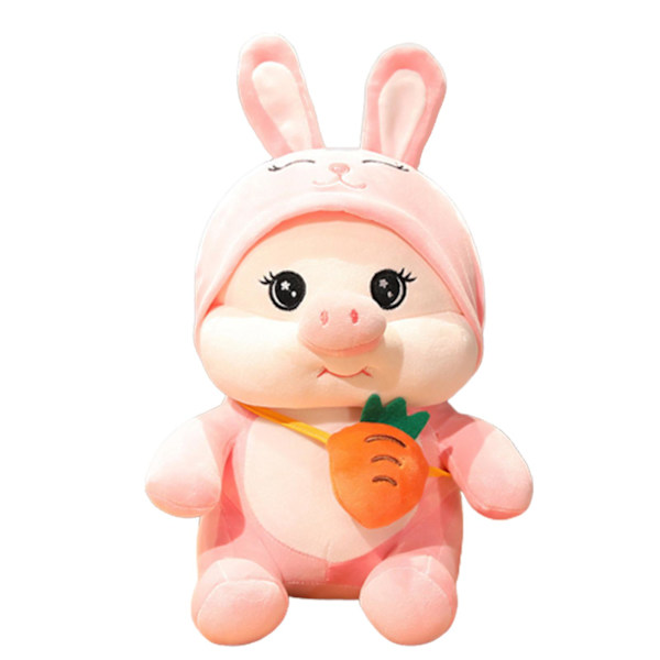 Suloiset eläimet pehmolelu, ei haalistumista ja hyvä joustavuus, pehmolelu taaperoille ja lapsille Carrot 25cm