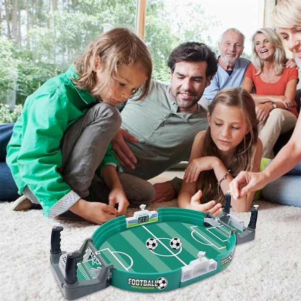 Fodboldbord Spillebord Bordfodbold Flipper Bord Interaktivt Legetøj Familiespil Børn Voksne Gave