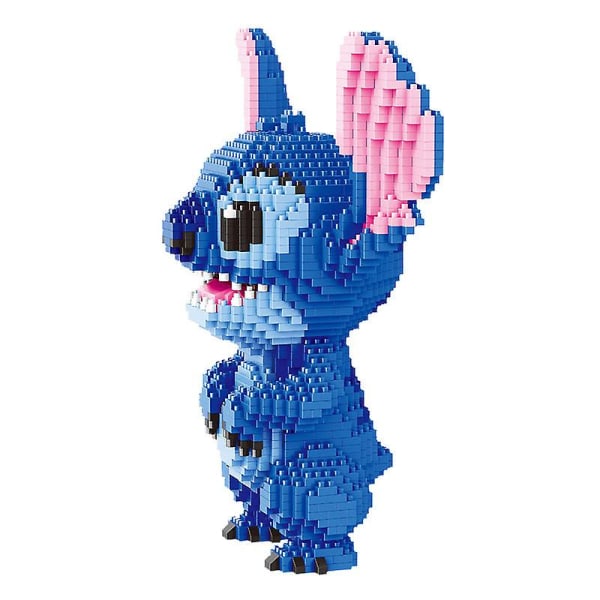 Stitch Byggklossmodell Små Partikel Montering Leksak Barn Pussel Leksak