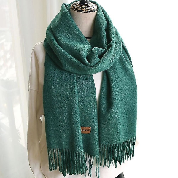 Scarffilt för kvinnor Scarf för kvinnor i Cashmere Feel Cashmere Sjal Emeralds