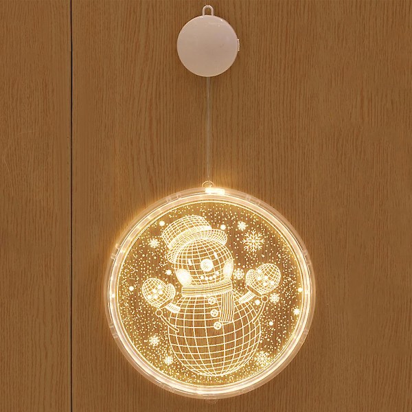 Jul Fairy Ljusslinga Dekor Dörr Fönster Lampa Julgran Ornament H