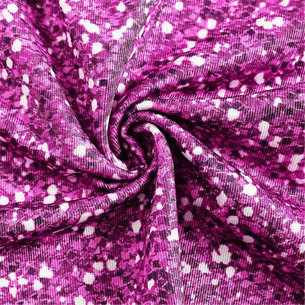 Halloween Lasten Tyttöjen Barbie Cheerleader Cosplay Asut Toppi Laskostetut Hameet Yhtenäinen Juhla-asu Setti Purple 6-7 Years