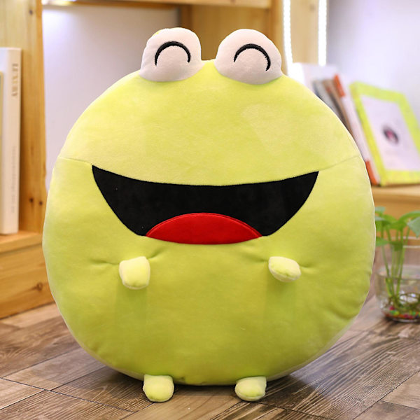 Groda Värmer Händer Prydnadskuddar Antirynk Plyschmaterial Lämpligt För Barn Bebisar Frog 40cm
