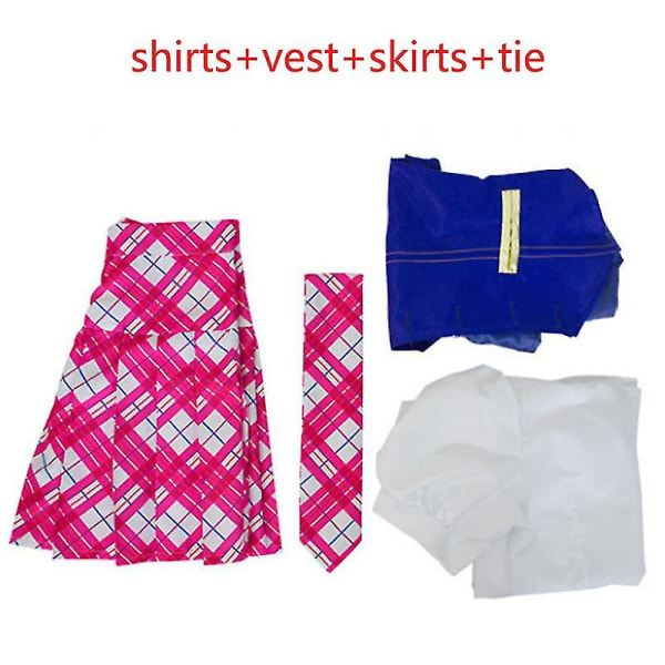 Sophia Blair Willows Cosplay Anime Prinsesse Charmskole Pige Jk Uniform Nederdel Til Voksen Kostume Lolita Delancy Kjole M
