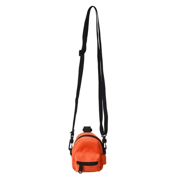 Resehänge Mini ryggsäck Multifunktionell Crossbody phone case Vattentät Crossbody liten väska Orange