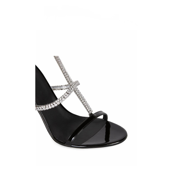 Roman Crystal-strap Heeled Courts - Heeled Shoes 39