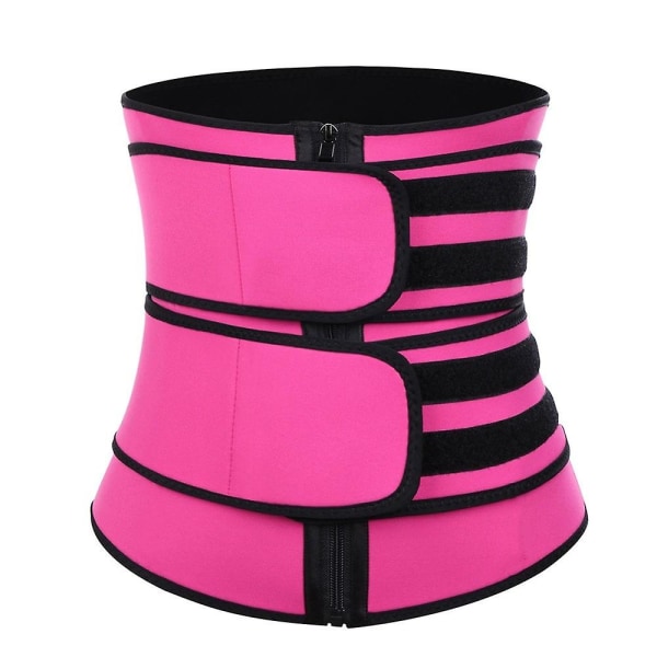 Vyötärötrimmeri Vyö Naisille Sauna Puku Hiki Kääre Trainer Laihduttava Muotoilija Rose Red L