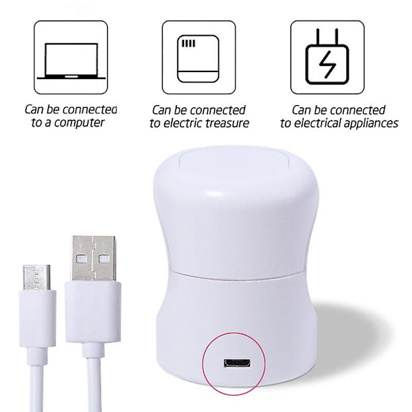Mini Enkeltfinger Negletørker UV LED Lampe For Negler USB Bærbar Hjemmebruk Pink