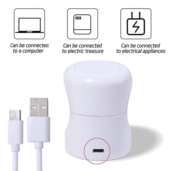 Mini Single Finger Nageltorkar Uv Led Lampa För Naglar USB Portable Hembruk Pink