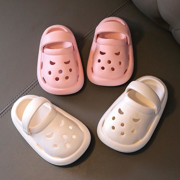 Strandsandaler Sklisikre Dusj Badeslippers Myke Sommersandaler Pink 28-29