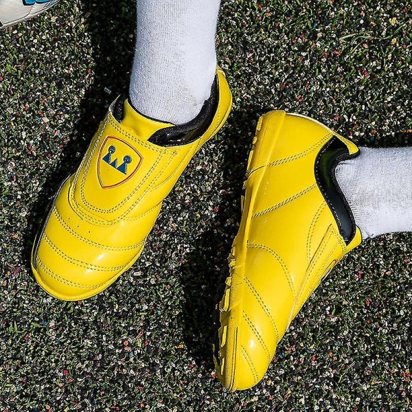 Fotballsko for barn, gutter, jenter, ankelstøvler, gress, trening, sportssko, joggesko 36