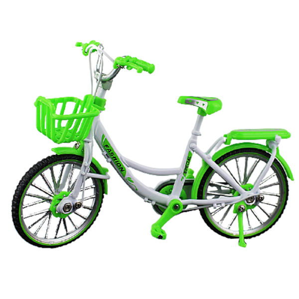 Mini Cykelmodell Leksak Legering Plast Downhill Mountainbike Leksaker Presenter Till Pojkar Green