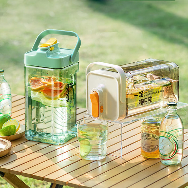 Drikkevaredispenser med sikkerhedslås, nem at holde og skridsikker drikkevaredispenser til udendørs sammenkomster eller picnic Warm White