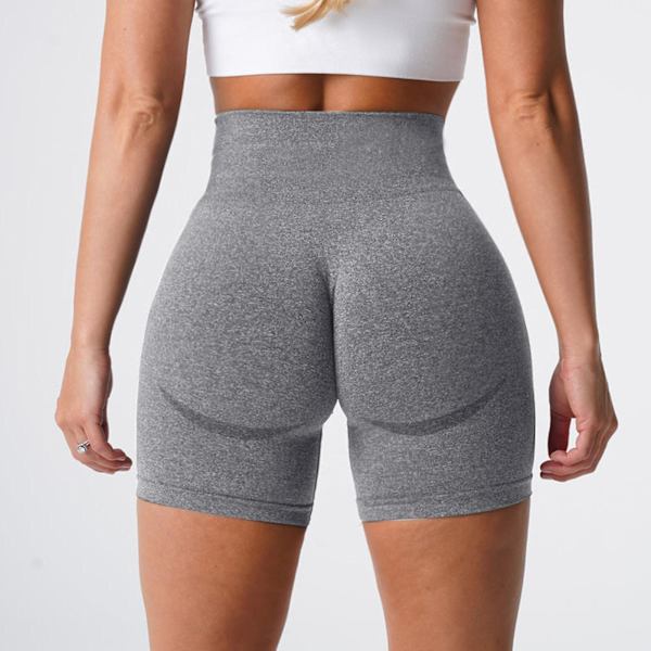 Fitness Sports Shorts Gym Yoga Shorts Åndbare Komfortable Shorts til Dating Træning Hverdagsbrug Black M