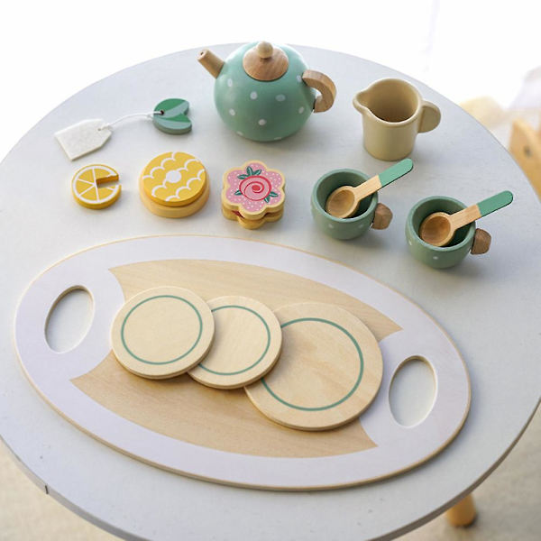 Simuleringskök Leksaksmodell Rolig Upplysning Te Leksak Robust Vattentät Te Leksak Tea Set