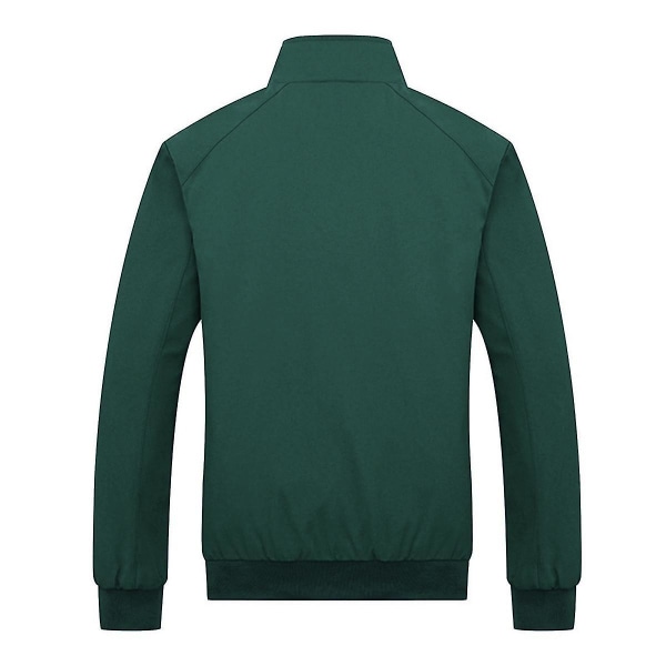 Herrkläder Enfärgad Lös Casual Jacka Green XL