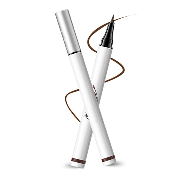 Vedenkestävä Nopeasti Kuivuva Taika Eyeliner-kynä Kestävä Hienkestävä Kosmetiikkameikkityökalu Naisille Brown