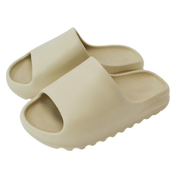Slippers Sandaler Plattform For Strand Beige 35-36