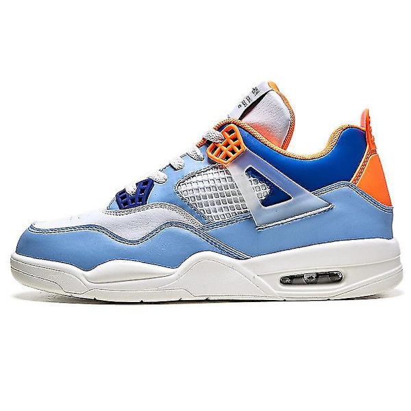 Herr Sneakers Andningsbara Löparskor Mode Dam Sport Skor WhiteBlue 44