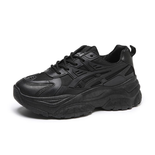 Damesko Gåsko Flats Damer Pustende Anti-lukt Sneakers Gave Til Jul Bursdag Nyttår Black 36