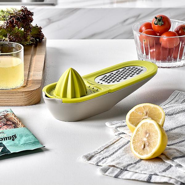 Manuell citronpress, arbetsbesparande manuell juicepress för citrusfrukter som citron, apelsin och grapefrukt