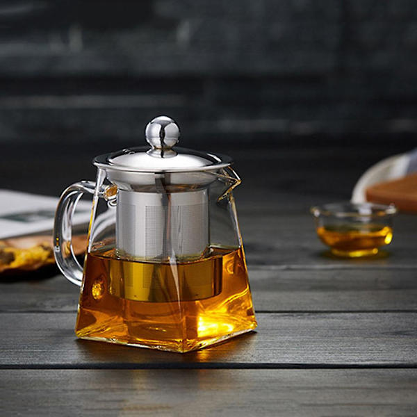 Glas Tekande Sæt Varmebestandig Eksplosionssikker Tekande Til Kaffebrygning 260ml