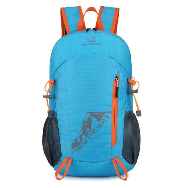 Lättviktig Sportryggsäck Utomhus Camping Vandring Dagsryggsäckar Stor Kapacitet Reseryggsäck För Kvinnor Män Light Blue