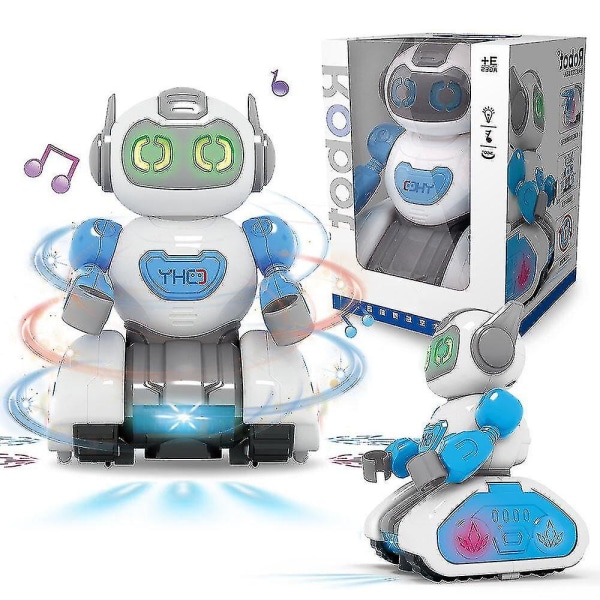 Elektrisk Robot Universal Lys Musik Roterende Blændende Dansemodel Børnelegetøj