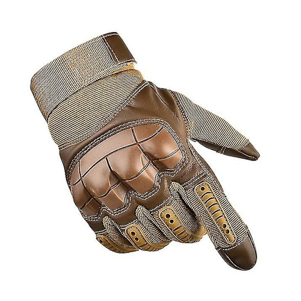 Taktiske Hansker Motorsykkelhansker Fullfingerhansker light brown L