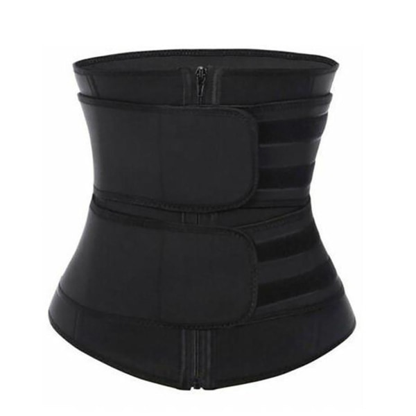 Kvinnor Bantning Body Shaper Bälte Magen Svett Shapewear Korsett Shapewear Lämplig för träningsträning S