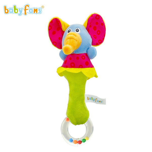 Baby Bell Skallror Leksaker Intelligens Grepp Lugnande Skallra Bell Pedagogisk Leksak Elephant