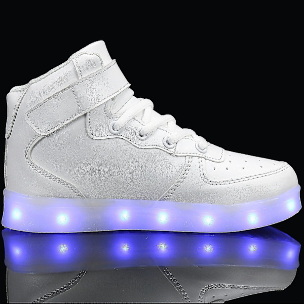 Barn Skor Pojkar Led Light Up Skor Pojkar Flickor Sport Löparskor 35