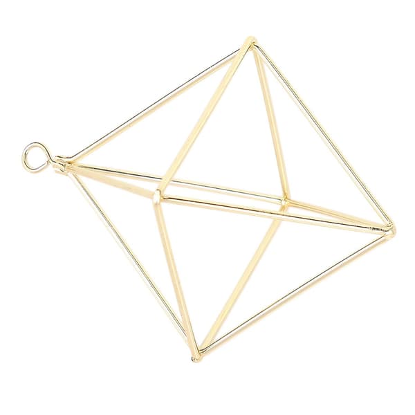 Hängande Planter Geometrisk Gunga Smidesjärn Tillandsia Luftväxter Hållare Triangulär Forma Metall