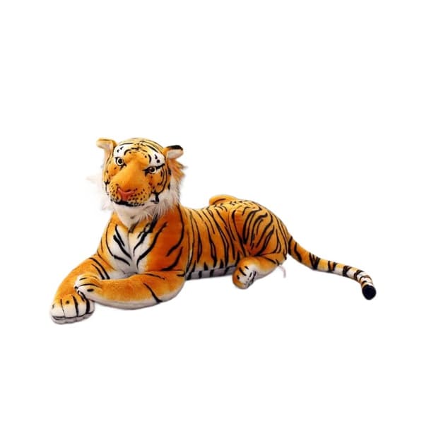 Livsliknande tiger-gosedjur white 60cm