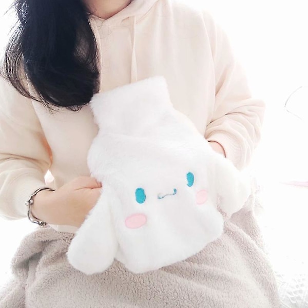 Kawaii Plysch Min Melodi Kuromi Varmvattenflaska Anime Mjuk Kanel Cartoon Plushie Vinter Varma Värme Hand Fötter Värmare Gåvor Leksaker melody