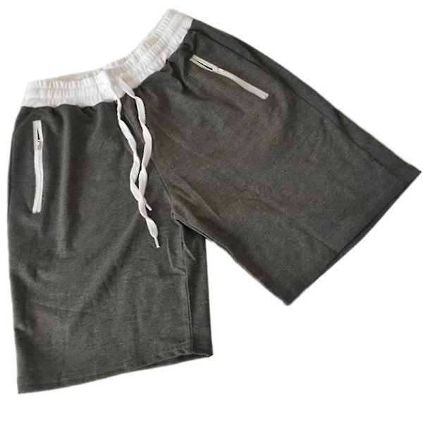 Miesten Uimashortsit Juoksuun Kuntosalille Uimalahkeet Rantashortsit Kesäksi Dark Grey M