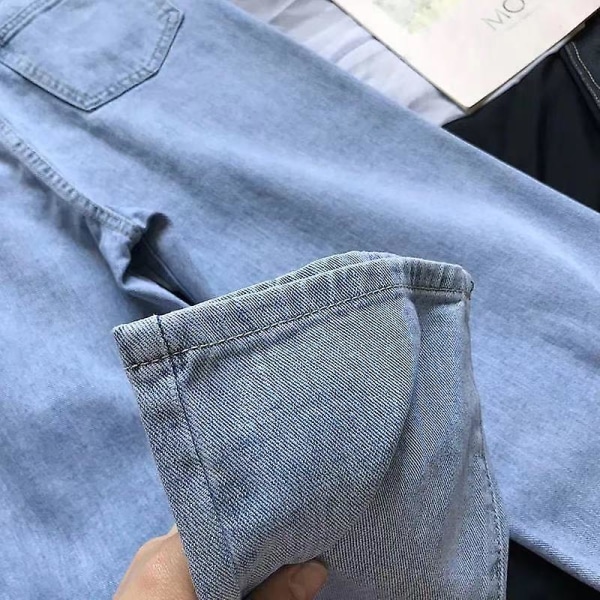 Vintage-henkiset korkeavyötäröiset leveälahkeiset farkut, naisten tyylikkäät ja rennot XXL