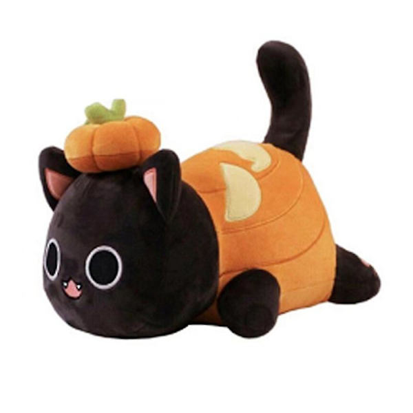Meows Aphmau Plyschdocka Mee Meow Leksak Cola Pommes Frites Hamburgare Bröd Enhörning Ren Mat Katt Gosedjur Kudde Gåvor Pumpkin cat