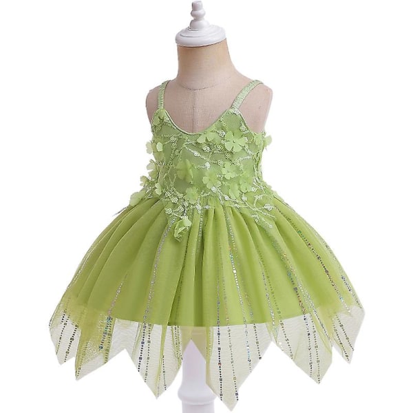 Little Elf Princess Dress Strap Mesh Splice Dress For Little Elf Performance Puffy Skirt 90CM