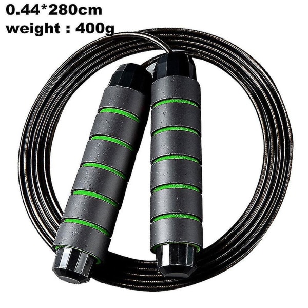 Sjippetov Sammenfiltringsfri Kuglelejer Vægt Sjippetov Justerbar Wor green black 400g