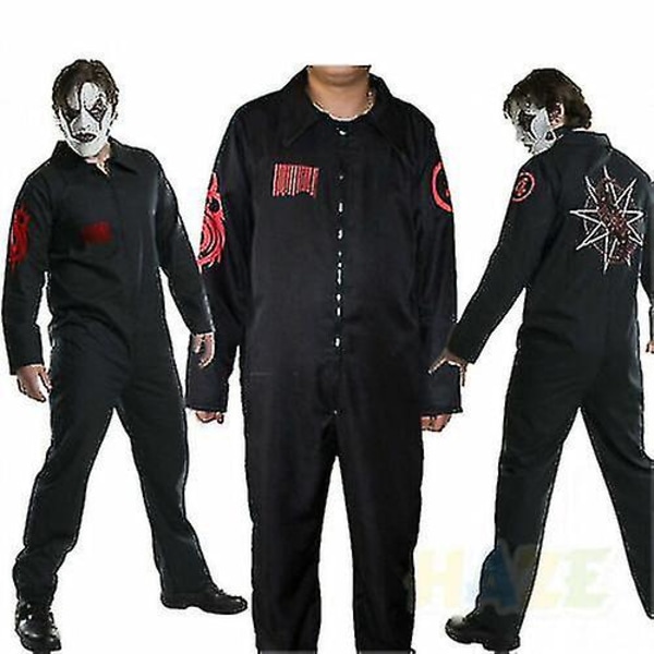 Band Slipknot Cosplay Kostym Lös Jumpsuit Halloween XL