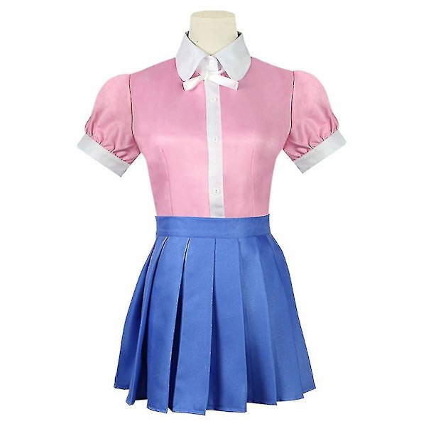 Mikan Tsumiki Cosplay Juhlapuku Setti Paita+hame+esiliina+rusetti Neitoasu Asusetti Lahjat M