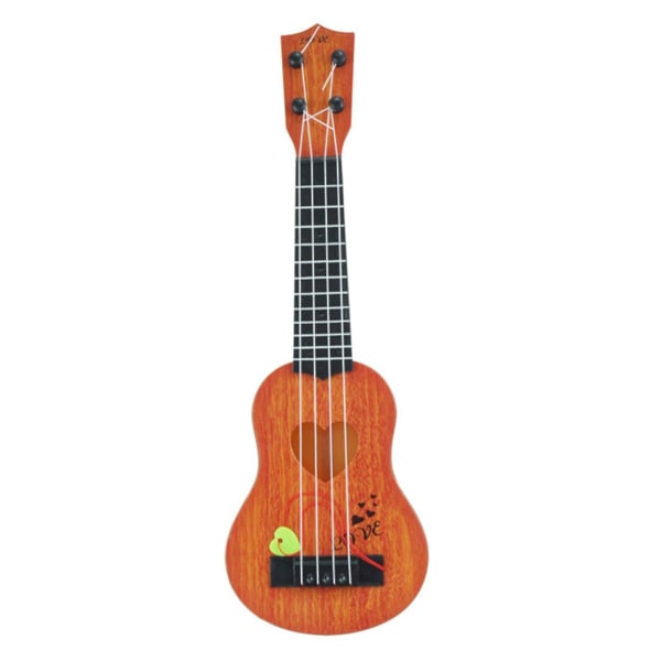 Klassisk Ukulele Gitarr Pedagogisk Musikinstrument Leksak För Barn Tidig Utbildning 44cm Khaki