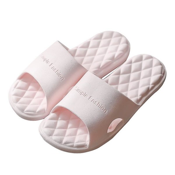 Herr och dam sommar tjocksulade tofflor inomhus Andas badrum tunna sandaler  och tofflor för hemskor pink 44-45 a147 | pink | 44-45 | Fyndiq