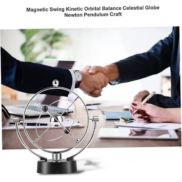 Elektronisk Svingball Perpetual Motion Fysisk Vitenskap Leketøy Kinetisk Kunst Globe Newton Pendel
