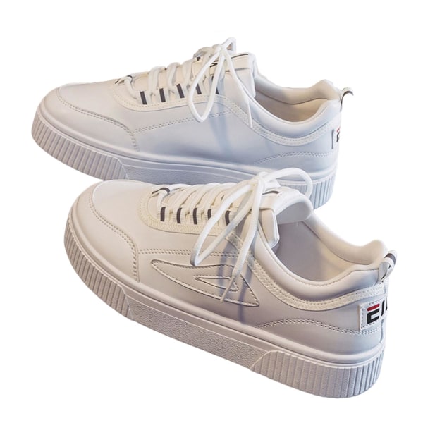 Dammode enfärgade casual skor utmärkt material hög kvalitet för utomhuscamping sport White 39