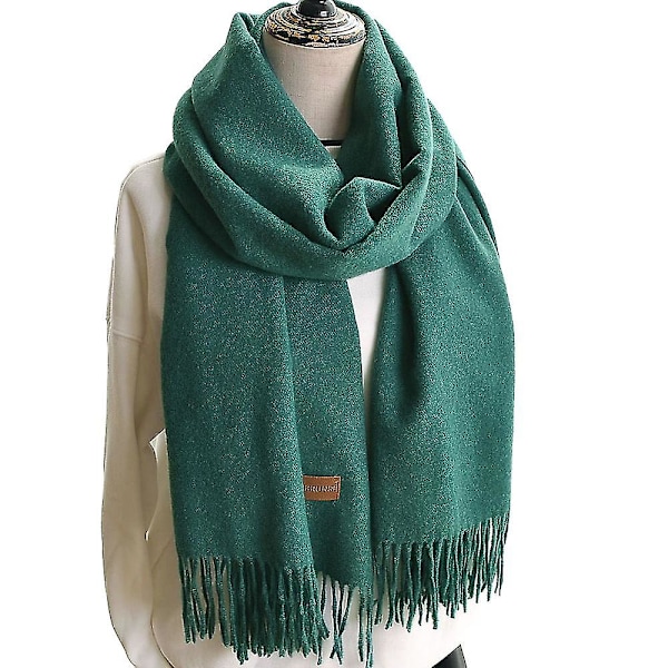 Dame Tørklæde Tæppe Tørklæde Dame Cashmere Følelse Cashmere Sjal Emeralds